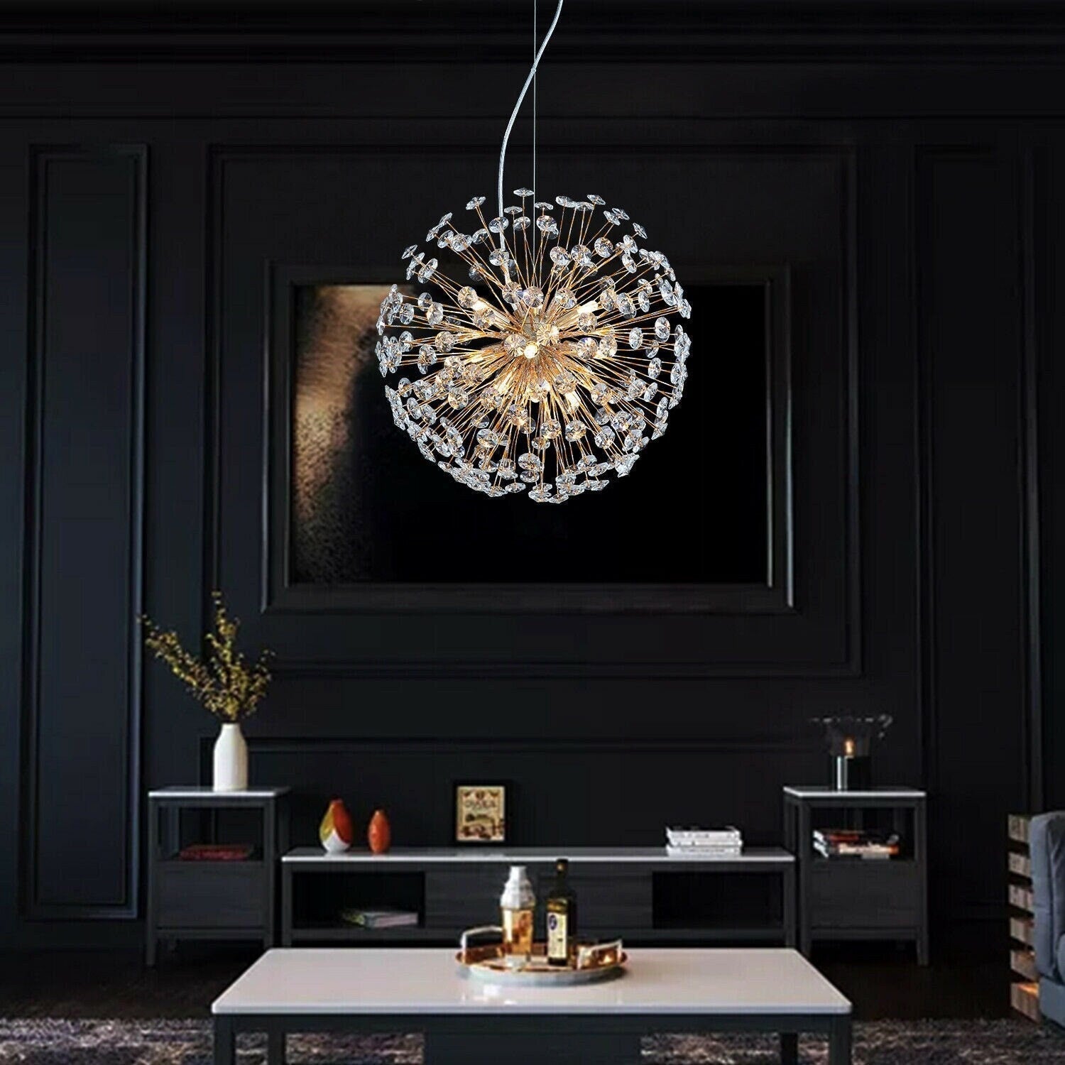 THISTLEFALL CRYSTAL LIGHTING ORB