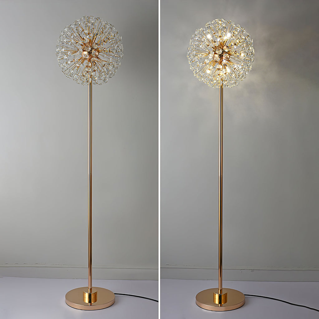 WINTHORPE CRYSTAL BLOOM FLOOR LANTERN