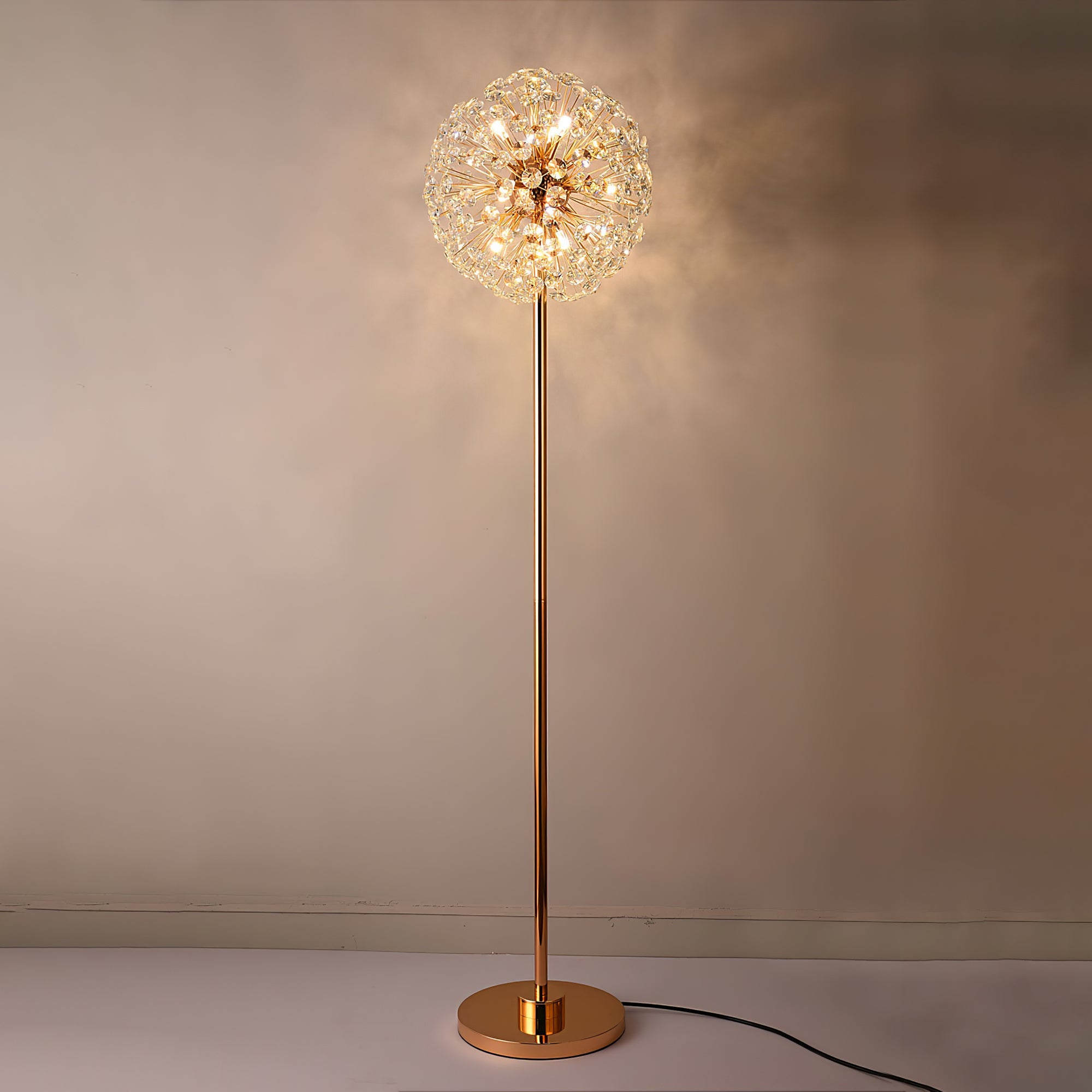 WINTHORPE CRYSTAL BLOOM FLOOR LANTERN