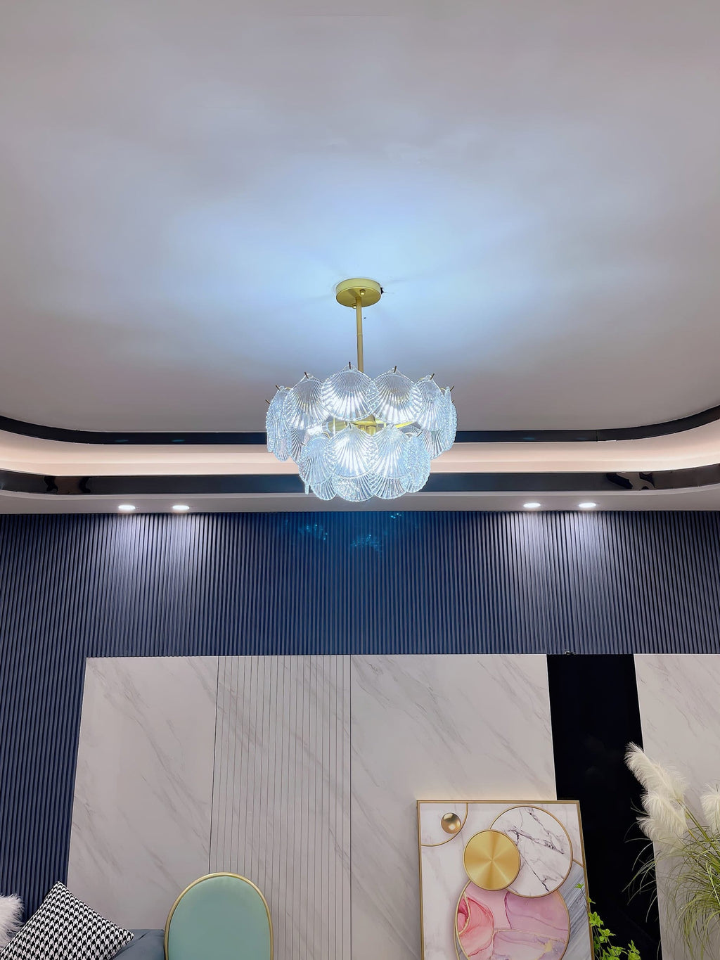 MARISOL SHELL-ENCASED LUMINARY