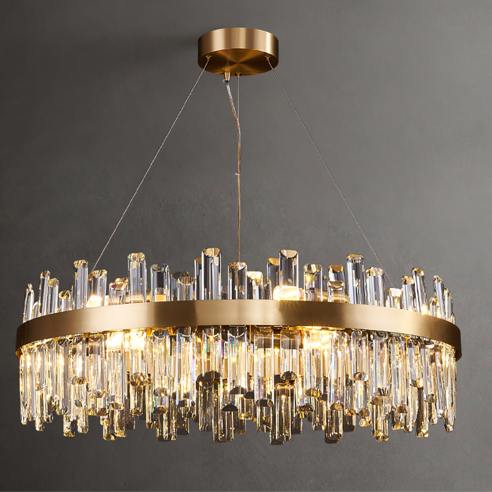 WINTERBOURNE CRYSTAL ORBILLION CHANDELIER