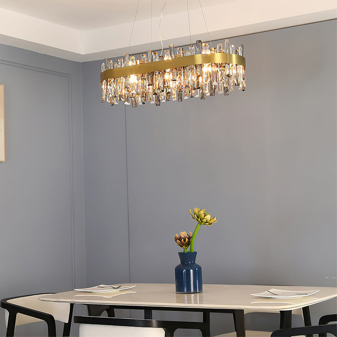 WINTERBOURNE CRYSTAL ORBILLION CHANDELIER