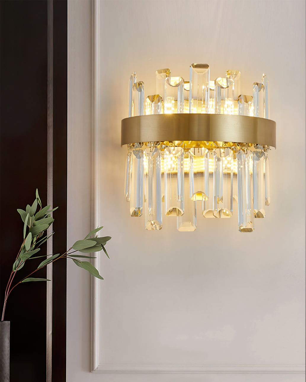 WINTERBOURNE CRYSTAL RAY WALL SCONCE