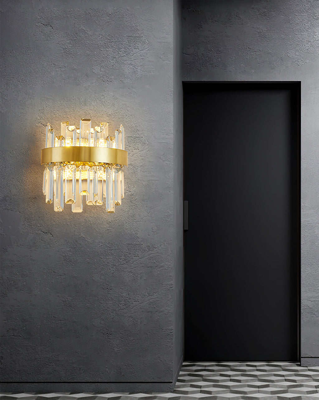 WINTERBOURNE CRYSTAL RAY WALL SCONCE