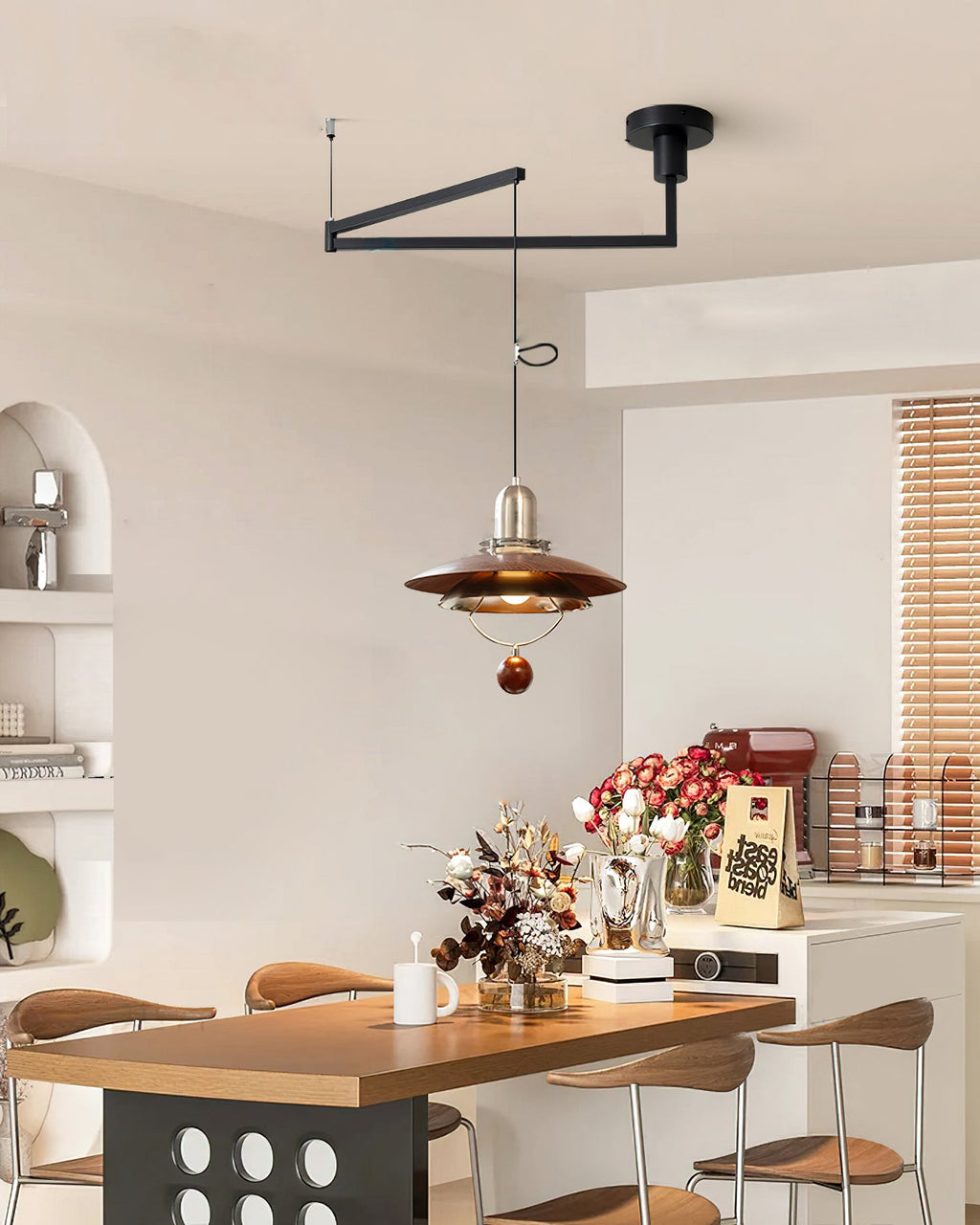 RAVENHALL ADJUSTABLE SWINGING LIGHT PENDANT