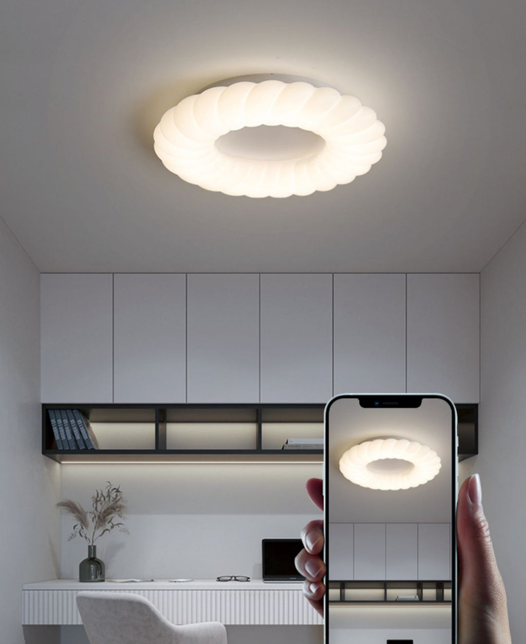WHITBY CLOUD-SHAPED CEILING ILLUMINATOR