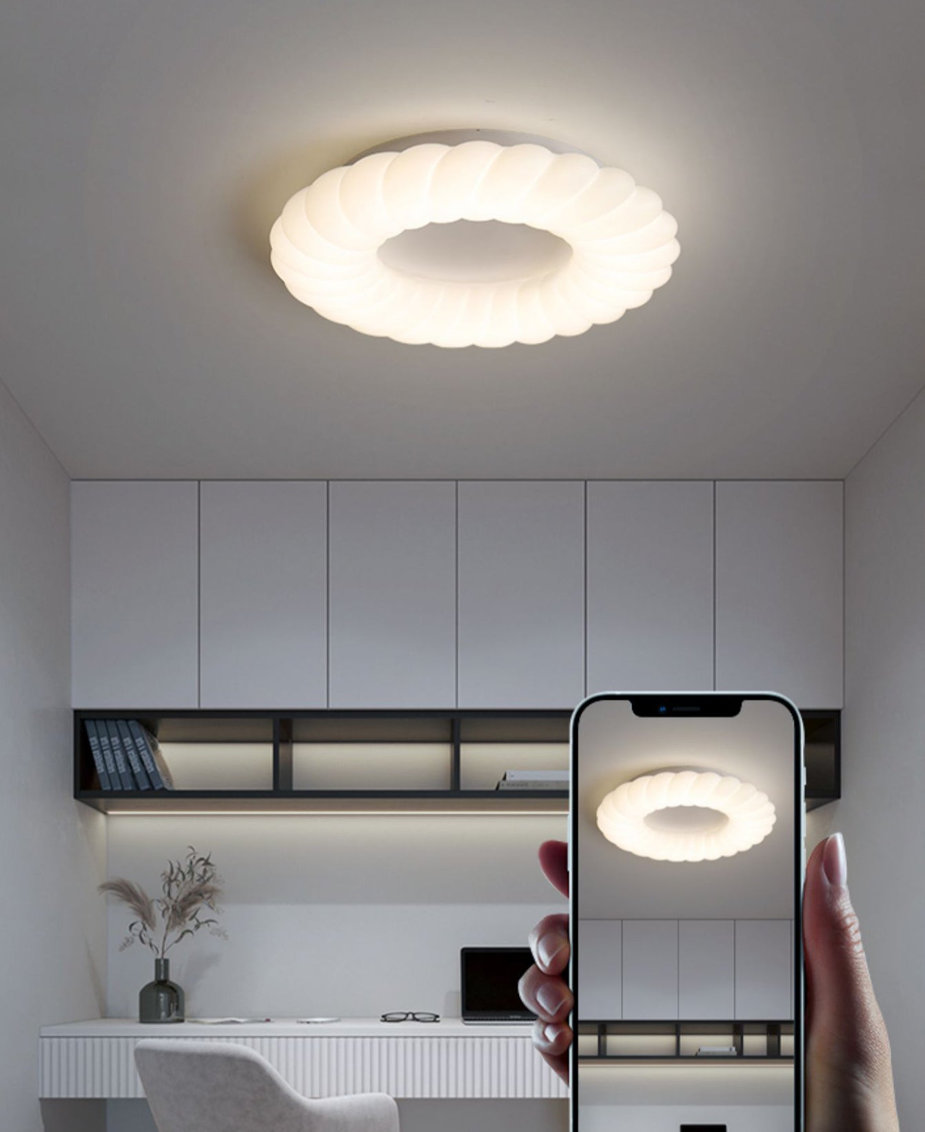 WHITBY CLOUD-SHAPED CEILING ILLUMINATOR