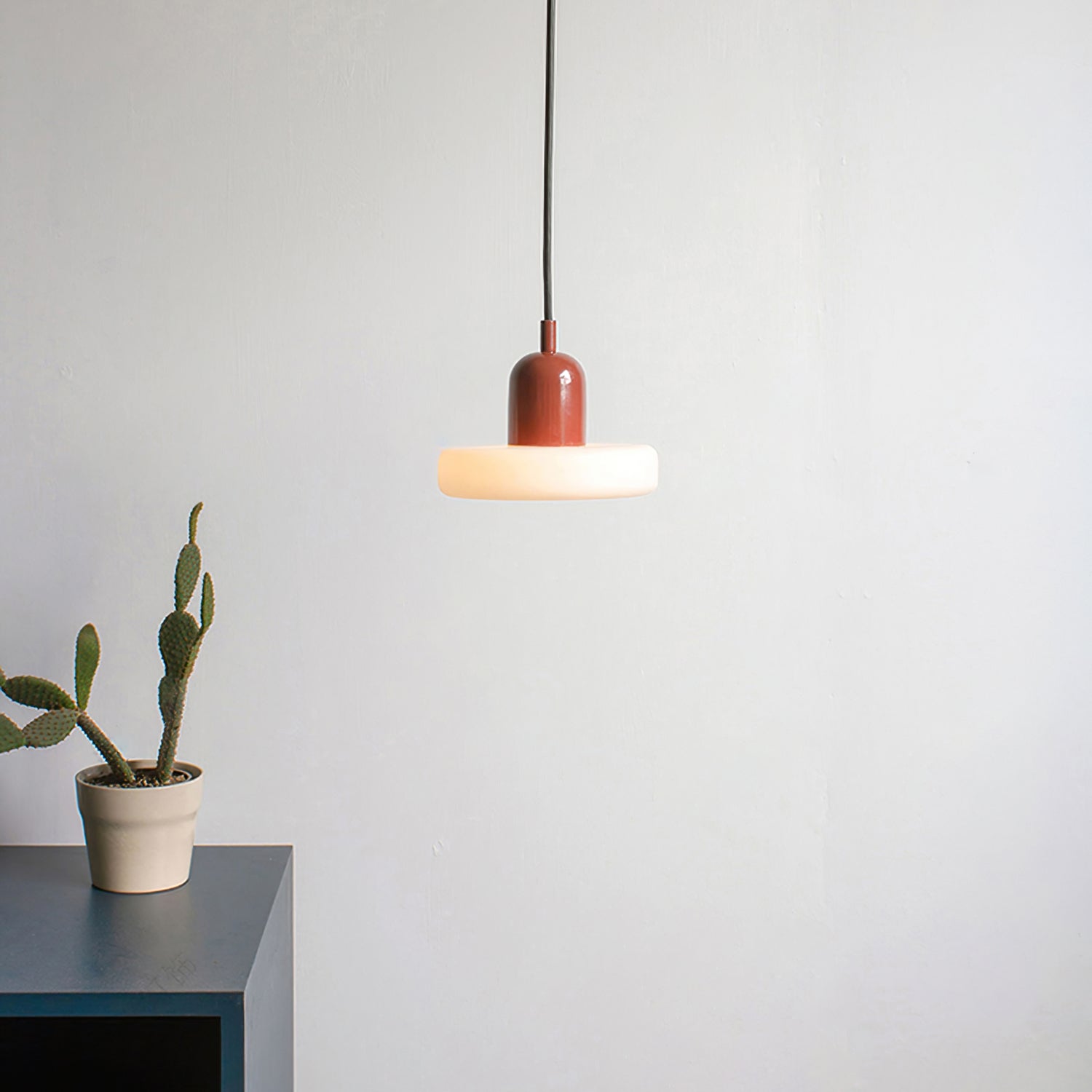 WINTHROP TWISTED GLASS HANGING LANTERN