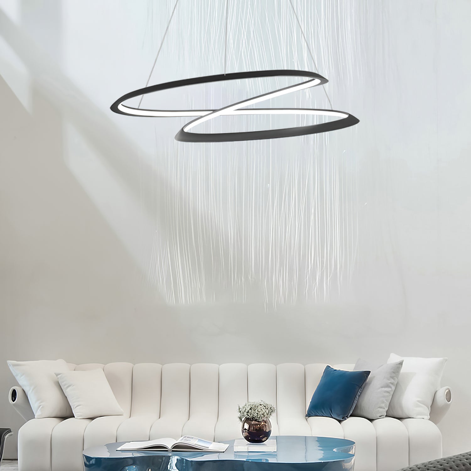 WINTHORPE CURVILINEAR LED HANGING LIGHT