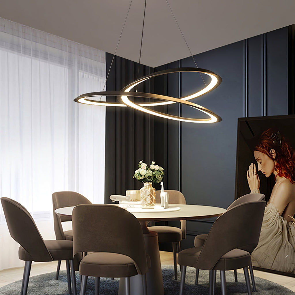 WINTHORPE CURVILINEAR LED HANGING LIGHT