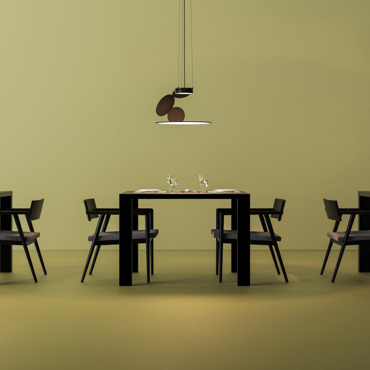 THISTLESTONE GEOMETRIC HANGING LAMP