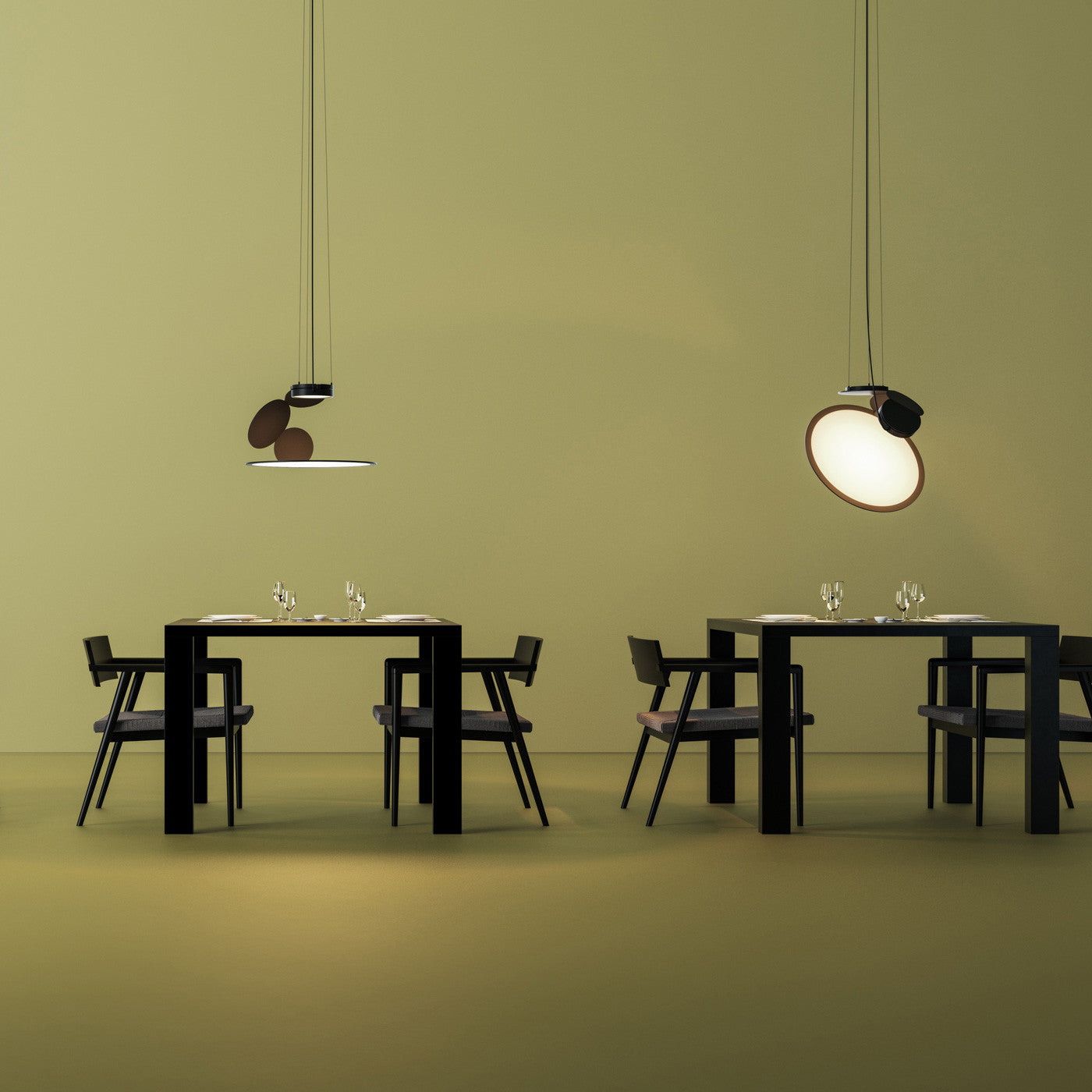 THISTLESTONE GEOMETRIC HANGING LAMP