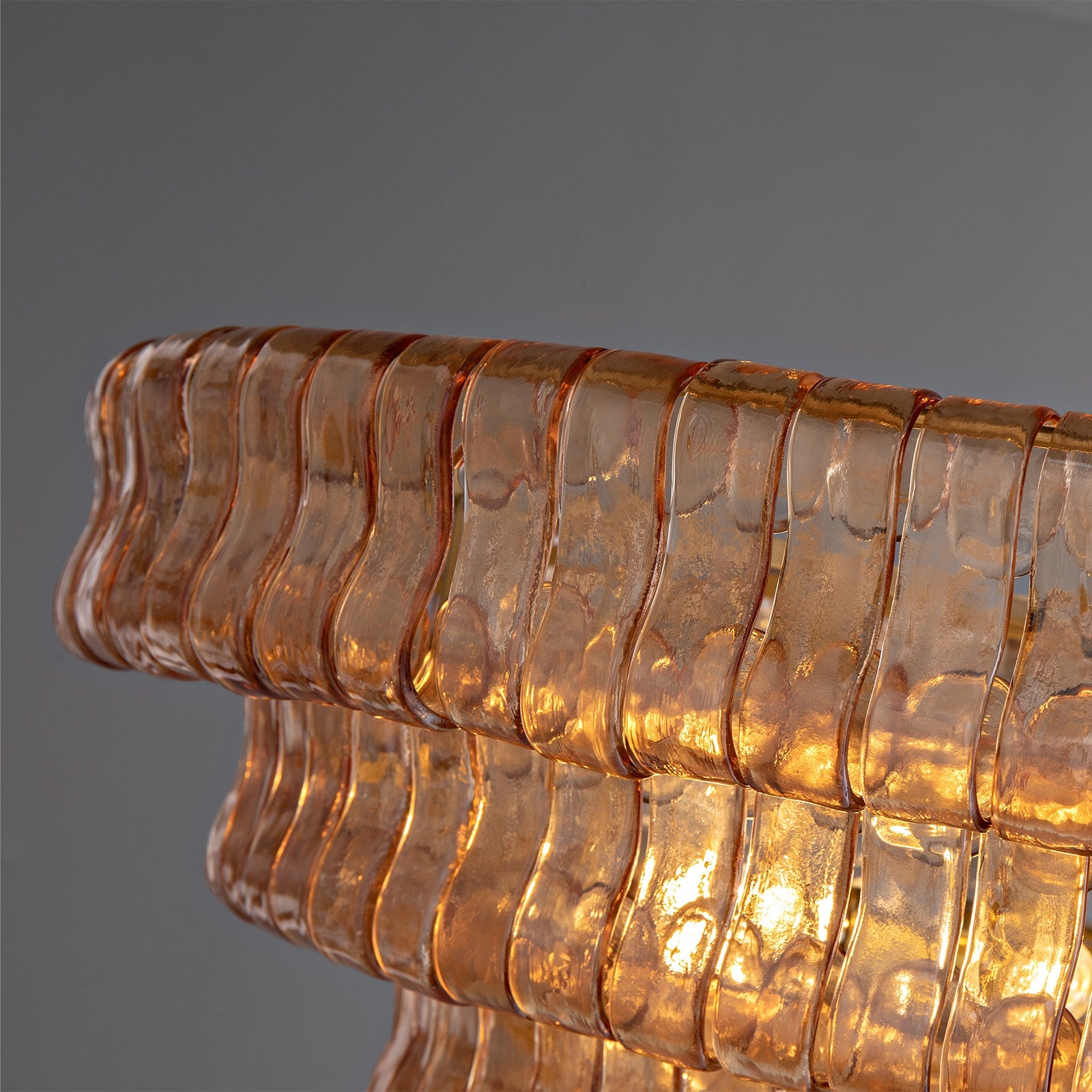 VERONA SMOKE-LACED CIRCULAR LIGHTING FIXTURE