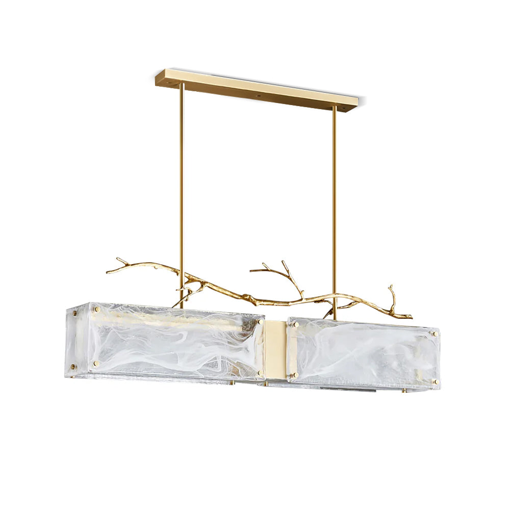 CORALINE CRYSTAL LANTERN CHANDELIER