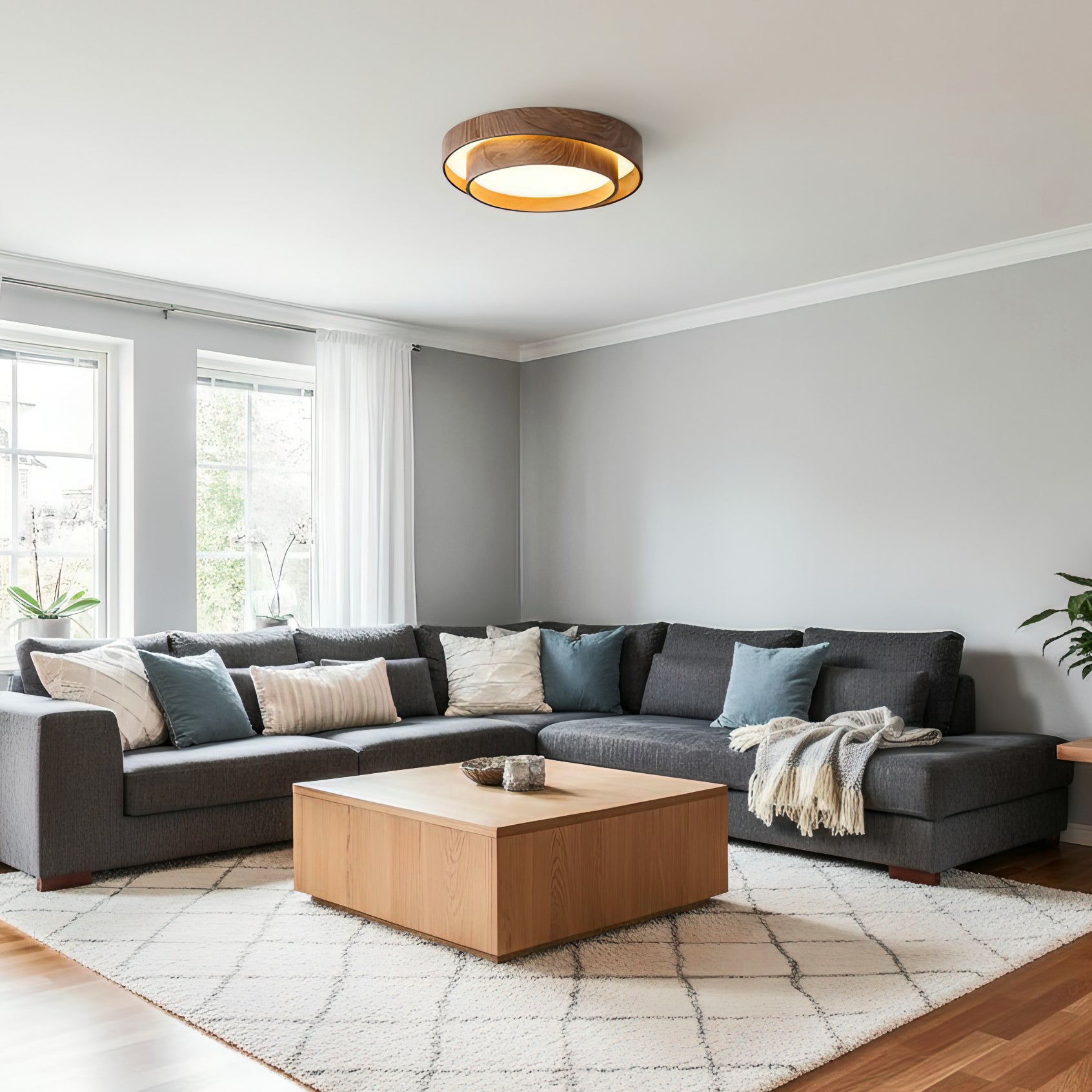 WINTHROP LUMINOUS ORB CEILING LIGHT