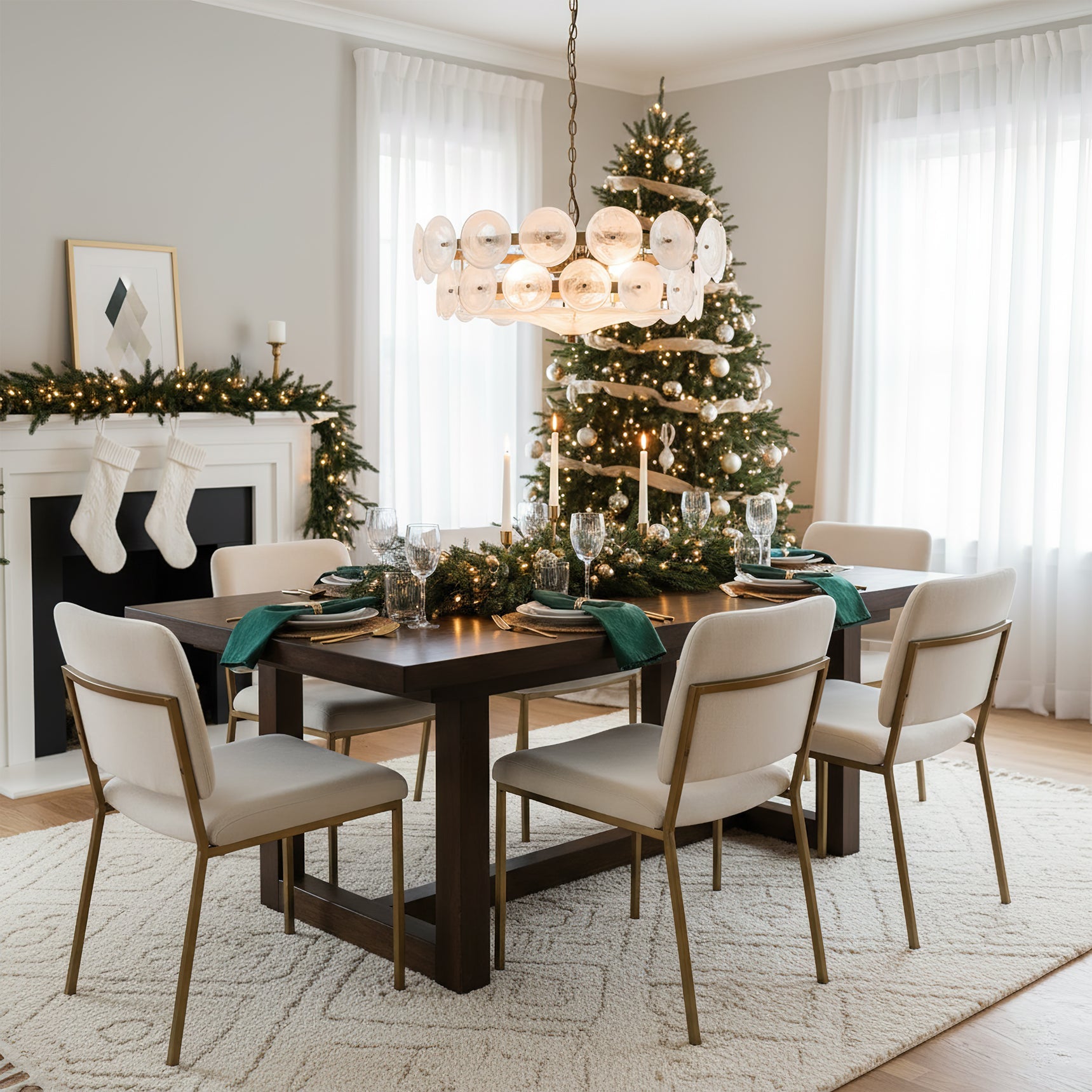 Ravenswood Crystal Cascade Luminaire