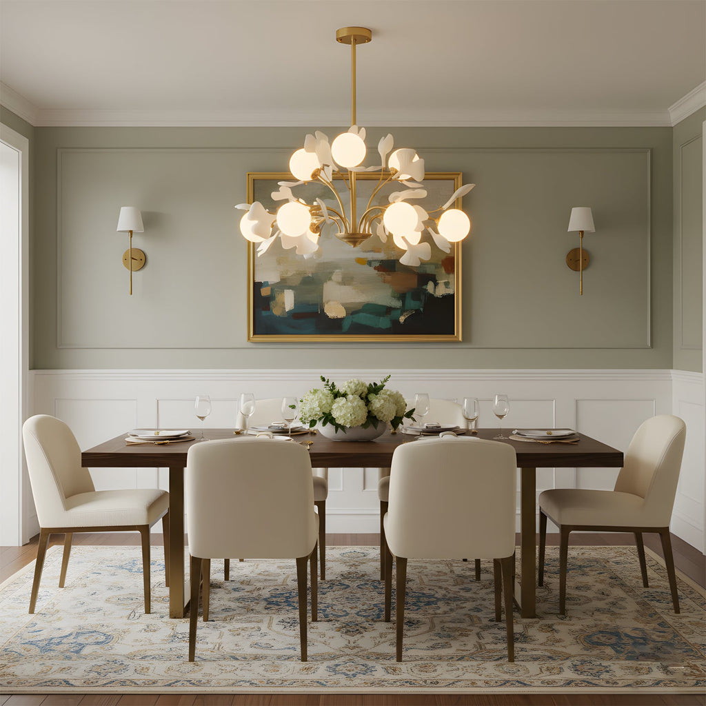 ALDERSON GINGKO LEAF CEILING LUMINAIRE