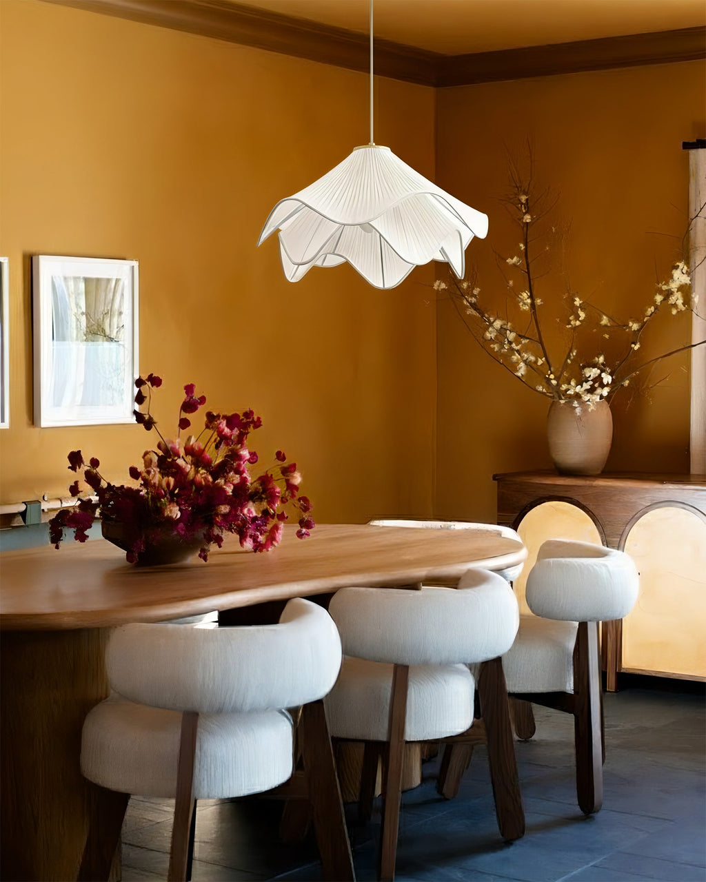 FENWICK HANGING GLASS ORB LANTERN