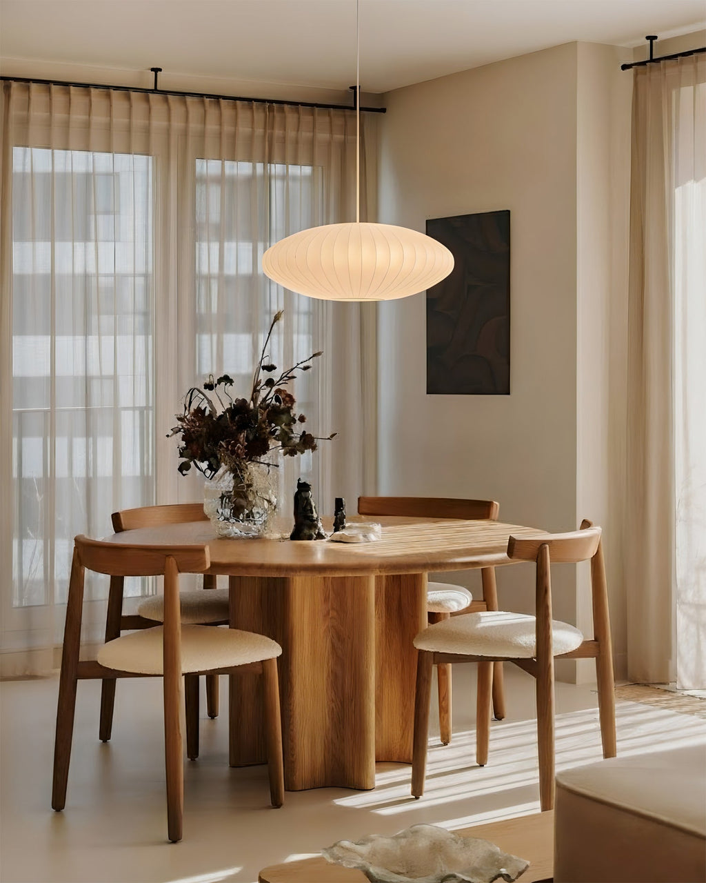 CHARLESTON BUBBLE GLASS HANGING LANTERN