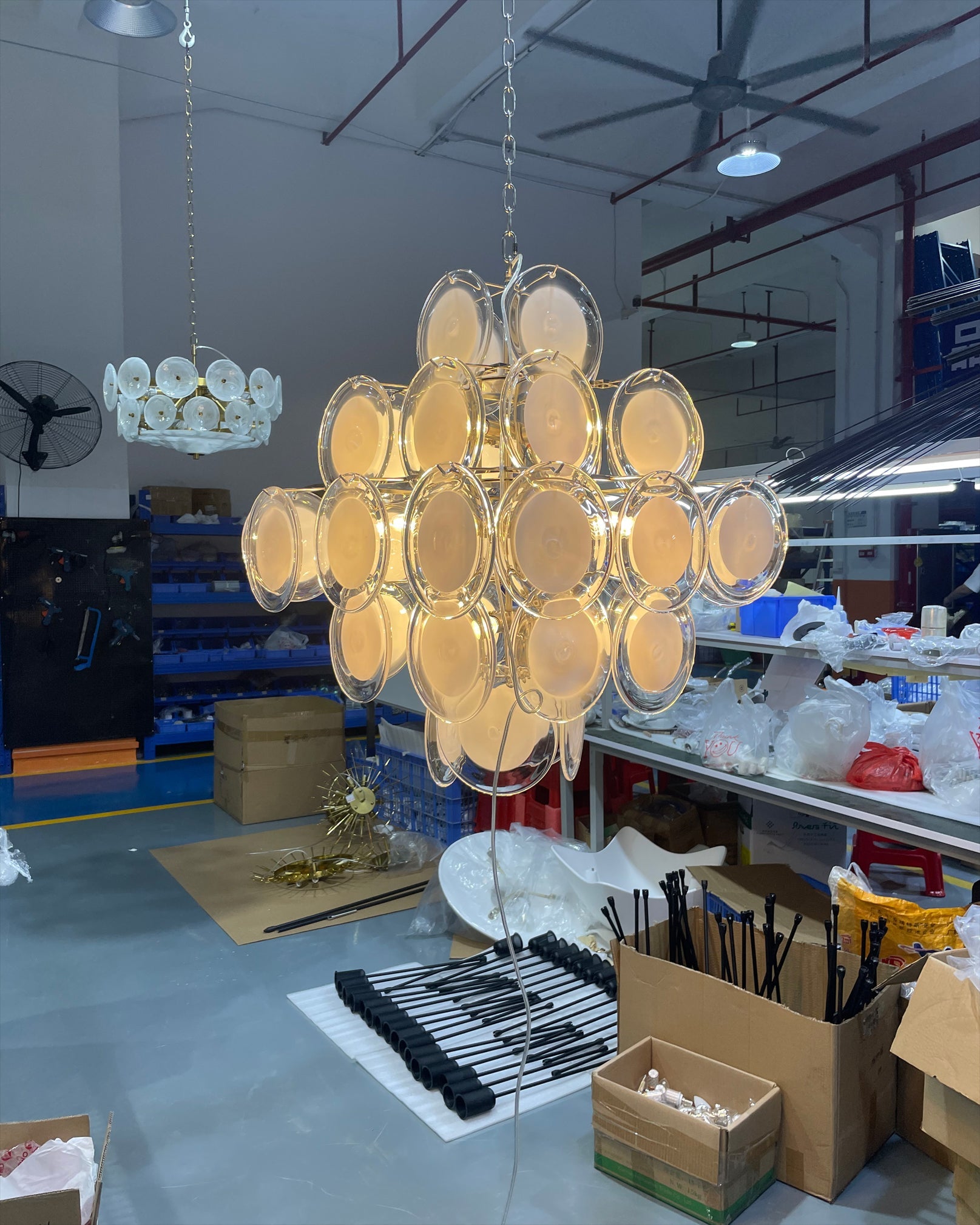 RAVENSHIRE CRYSTAL DROPLET LUMINAIRE