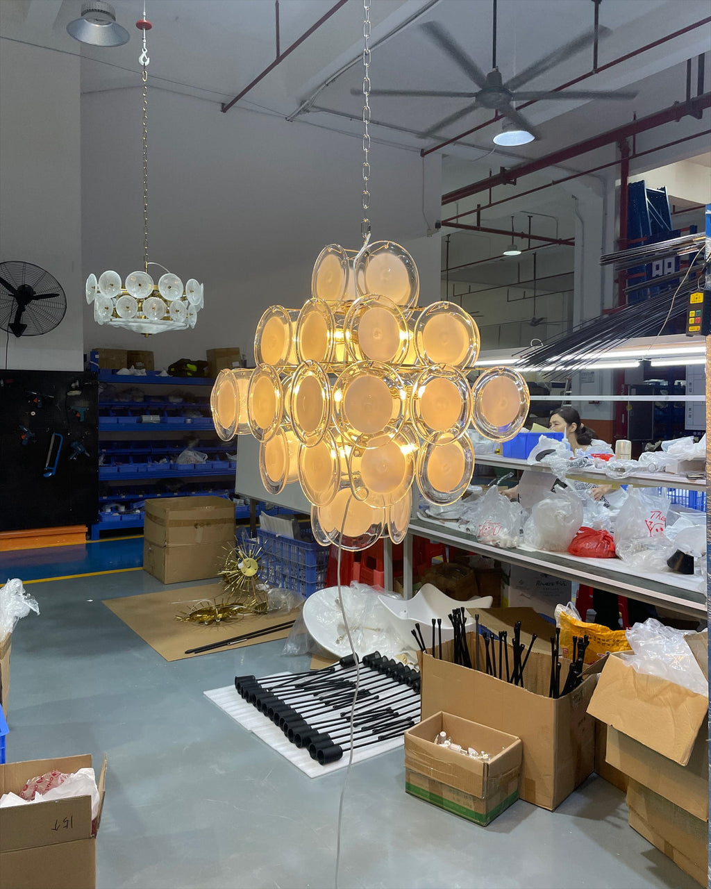 RAVENSHIRE CRYSTAL DROPLET LUMINAIRE