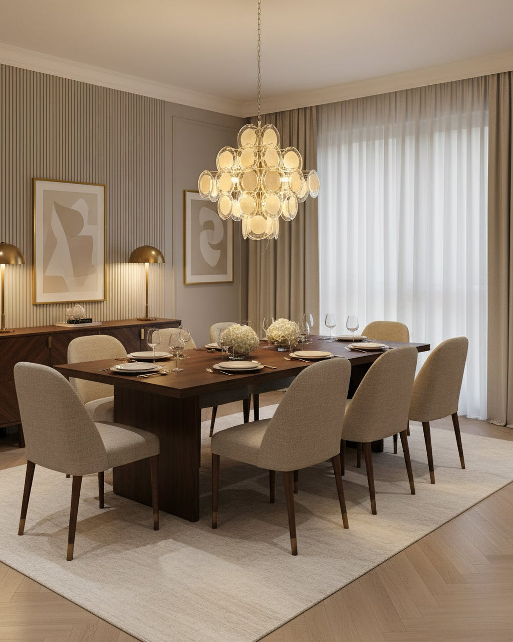 RAVENSHIRE CRYSTAL DROPLET LUMINAIRE