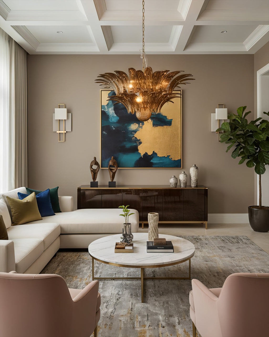 VANDERBILT ORBILLION CEILING LIGHT