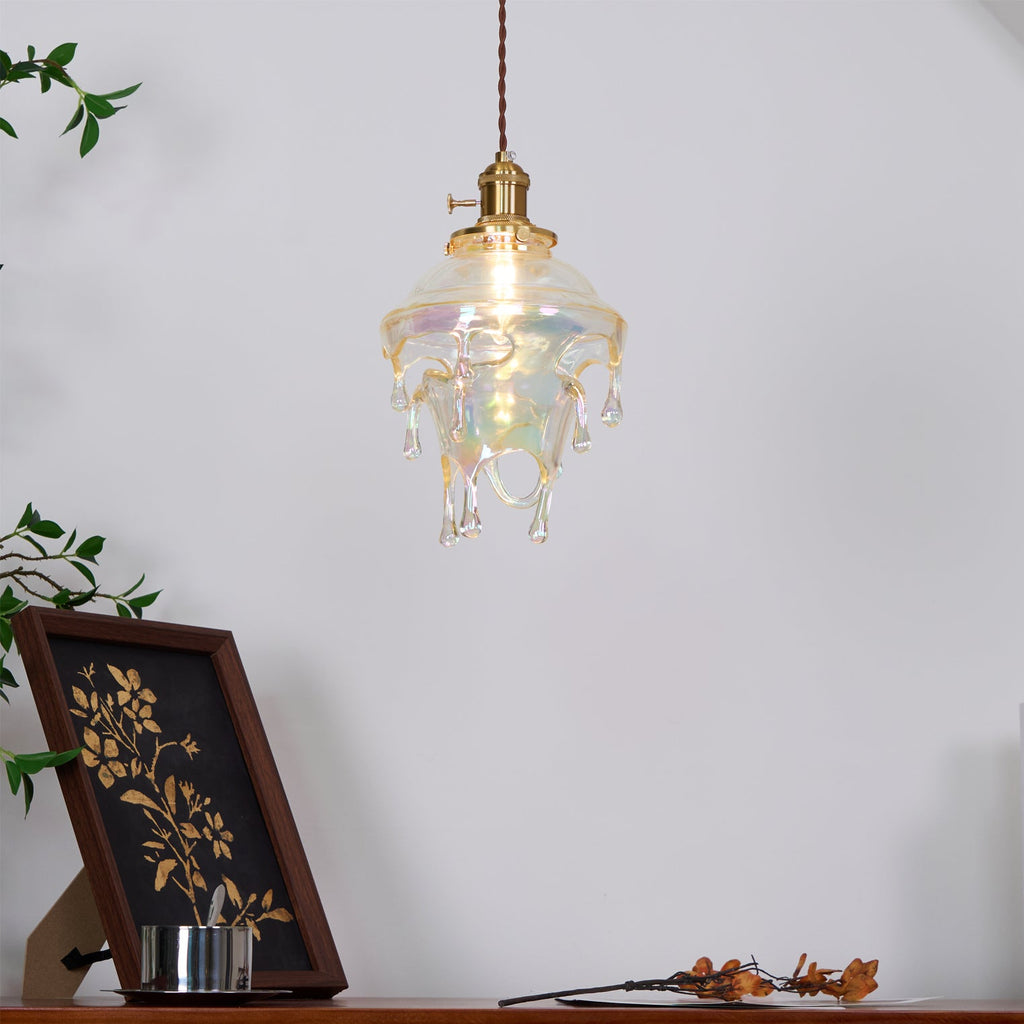 RIVERTIDE AQUA RESIN HANGING LANTERN