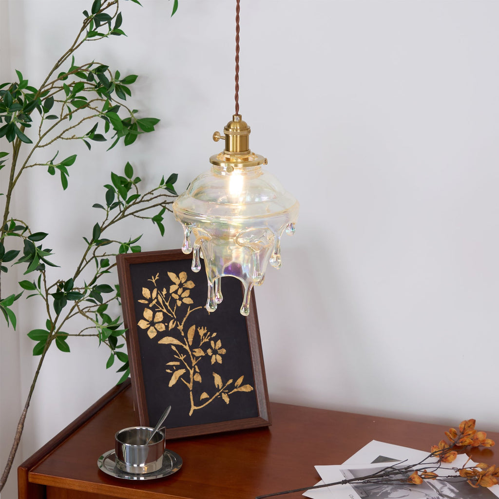 RIVERTIDE AQUA RESIN HANGING LANTERN