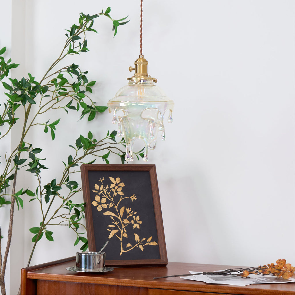 RIVERTIDE AQUA RESIN HANGING LANTERN