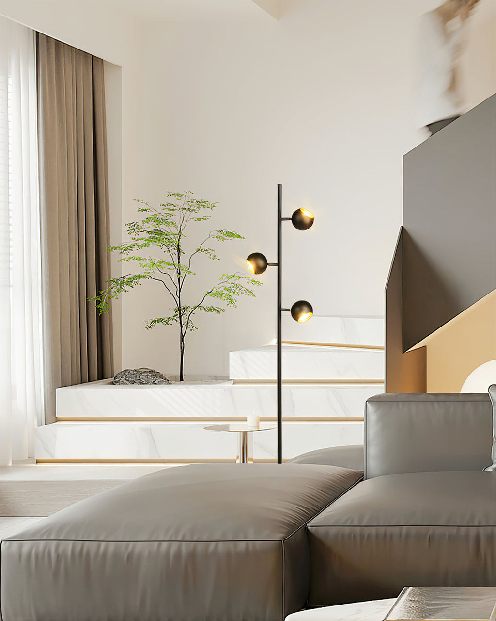 WINTHROP TALL LANTERN FLOOR LIGHT