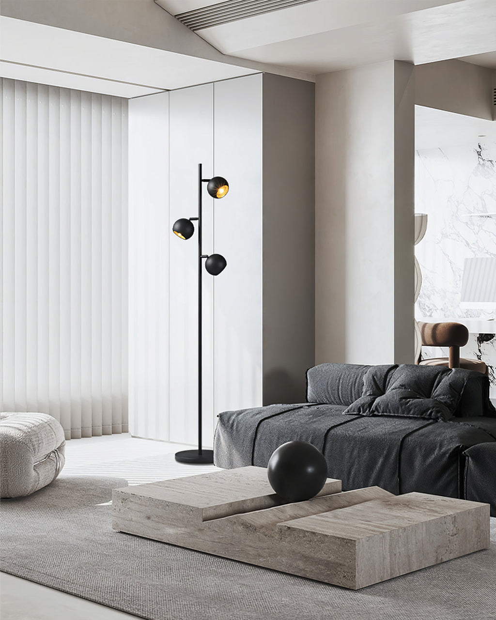 WINTHROP TALL LANTERN FLOOR LIGHT