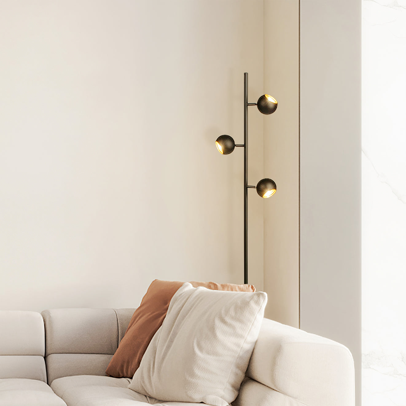 WINTHROP TALL LANTERN FLOOR LIGHT