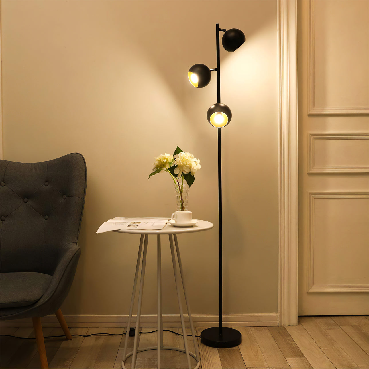 WINTHROP TALL LANTERN FLOOR LIGHT