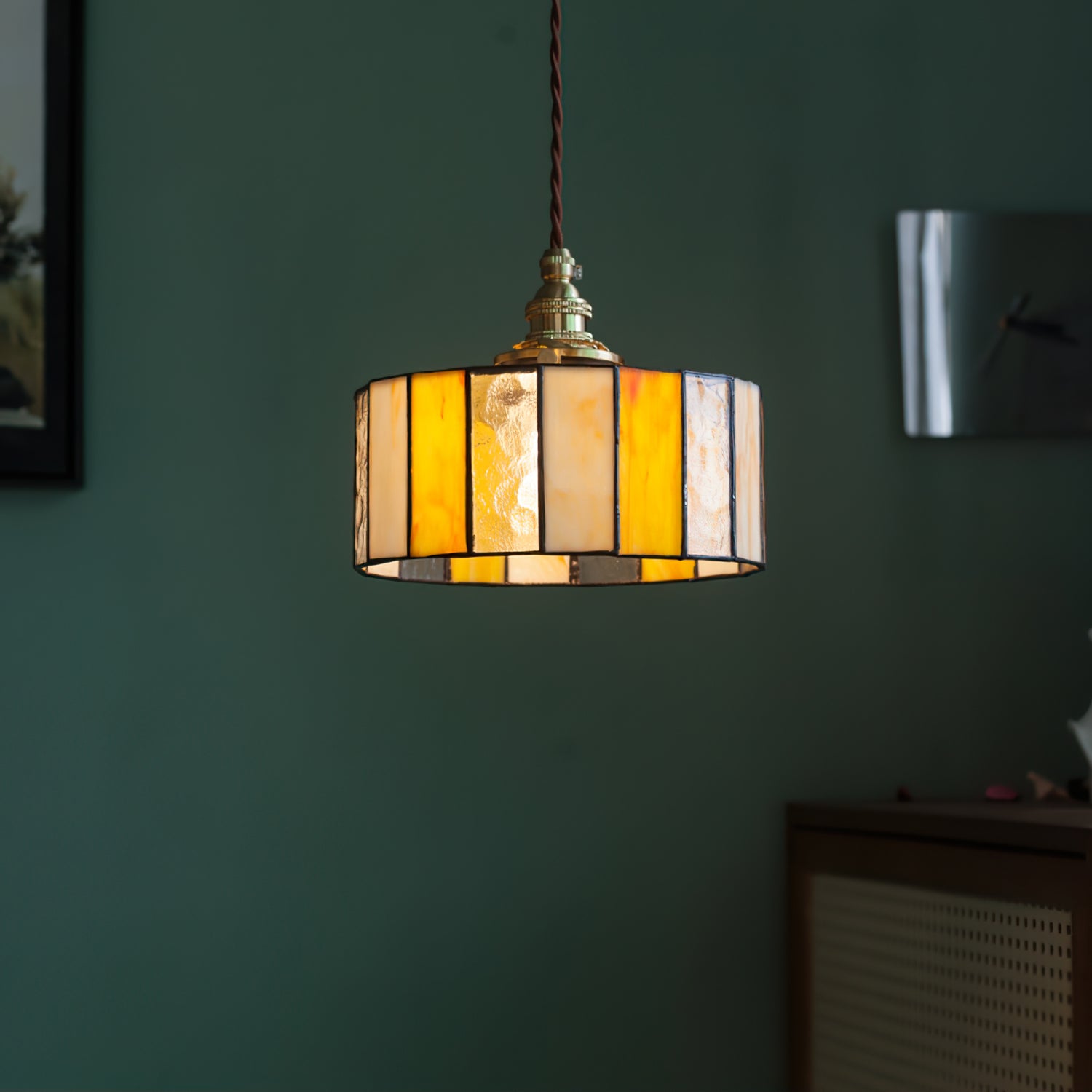 BRYNMAWR CRYSTAL DROPLET HANGING LANTERN