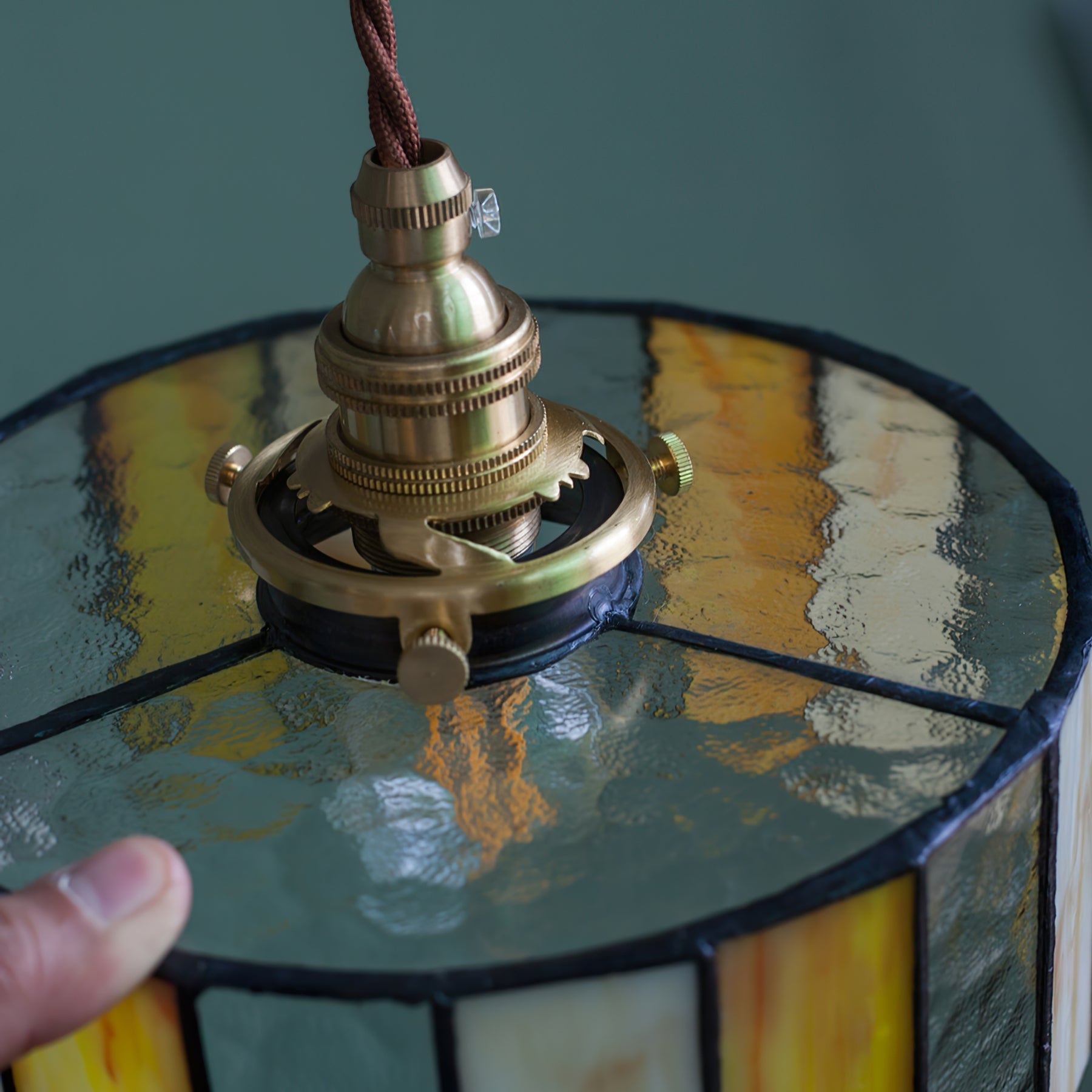 BRYNMAWR CRYSTAL DROPLET HANGING LANTERN