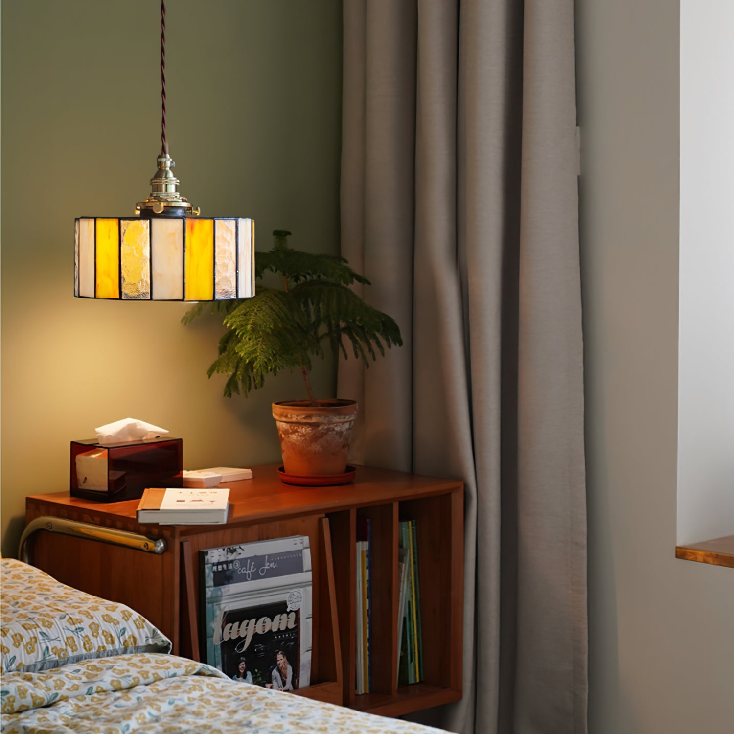 BRYNMAWR CRYSTAL DROPLET HANGING LANTERN
