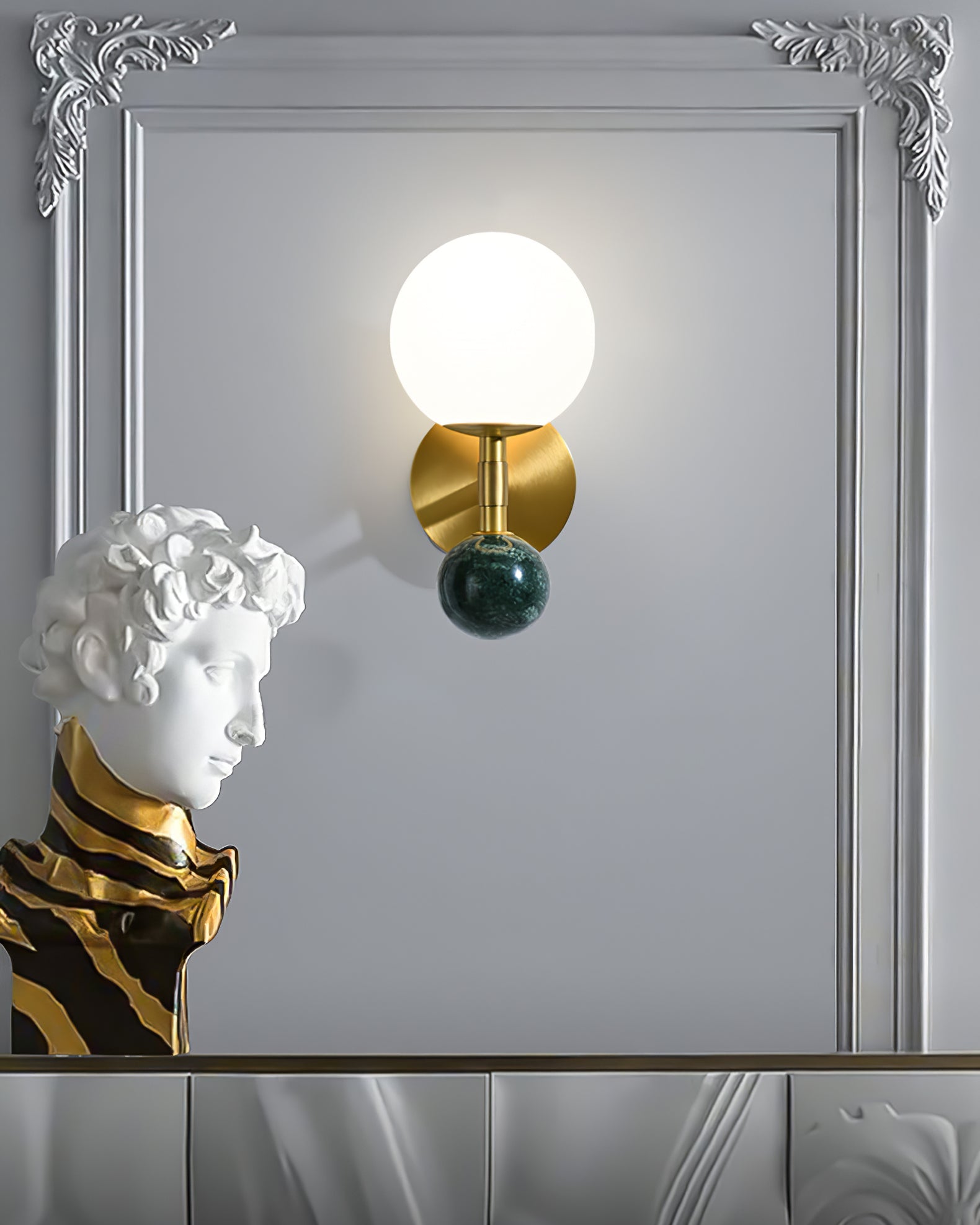 FENWICK TAPERED BRASS WALL SCONCE