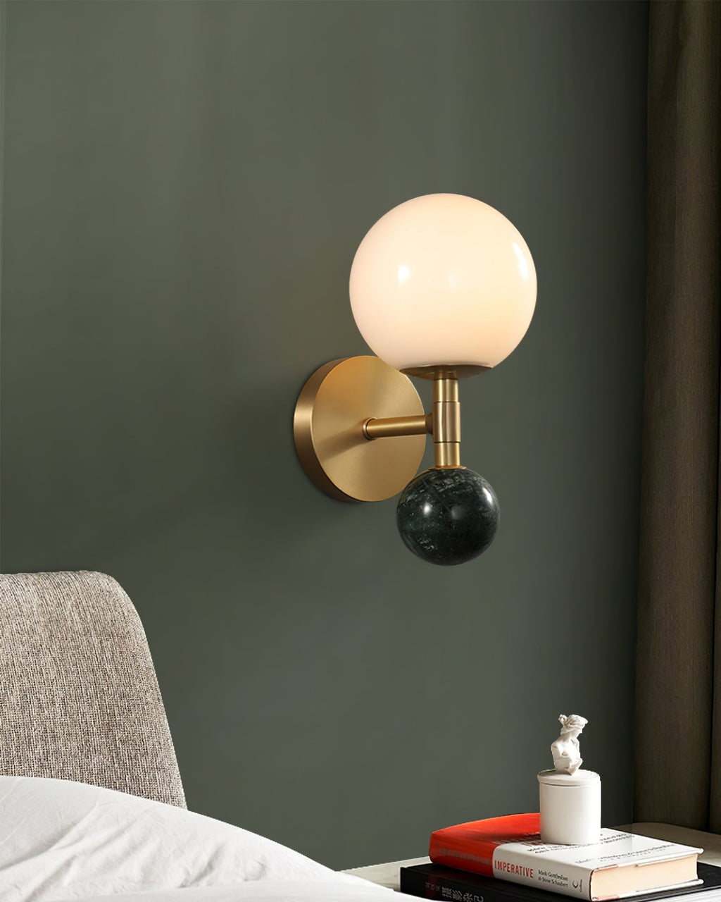 FENWICK TAPERED BRASS WALL SCONCE