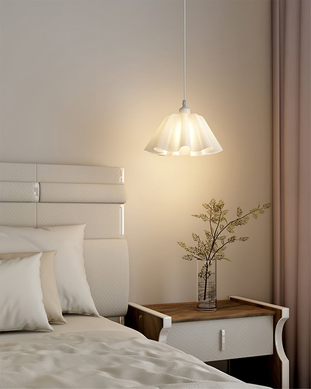 WINTERBOURNE FOLDED SHADE PENDANT LIGHT