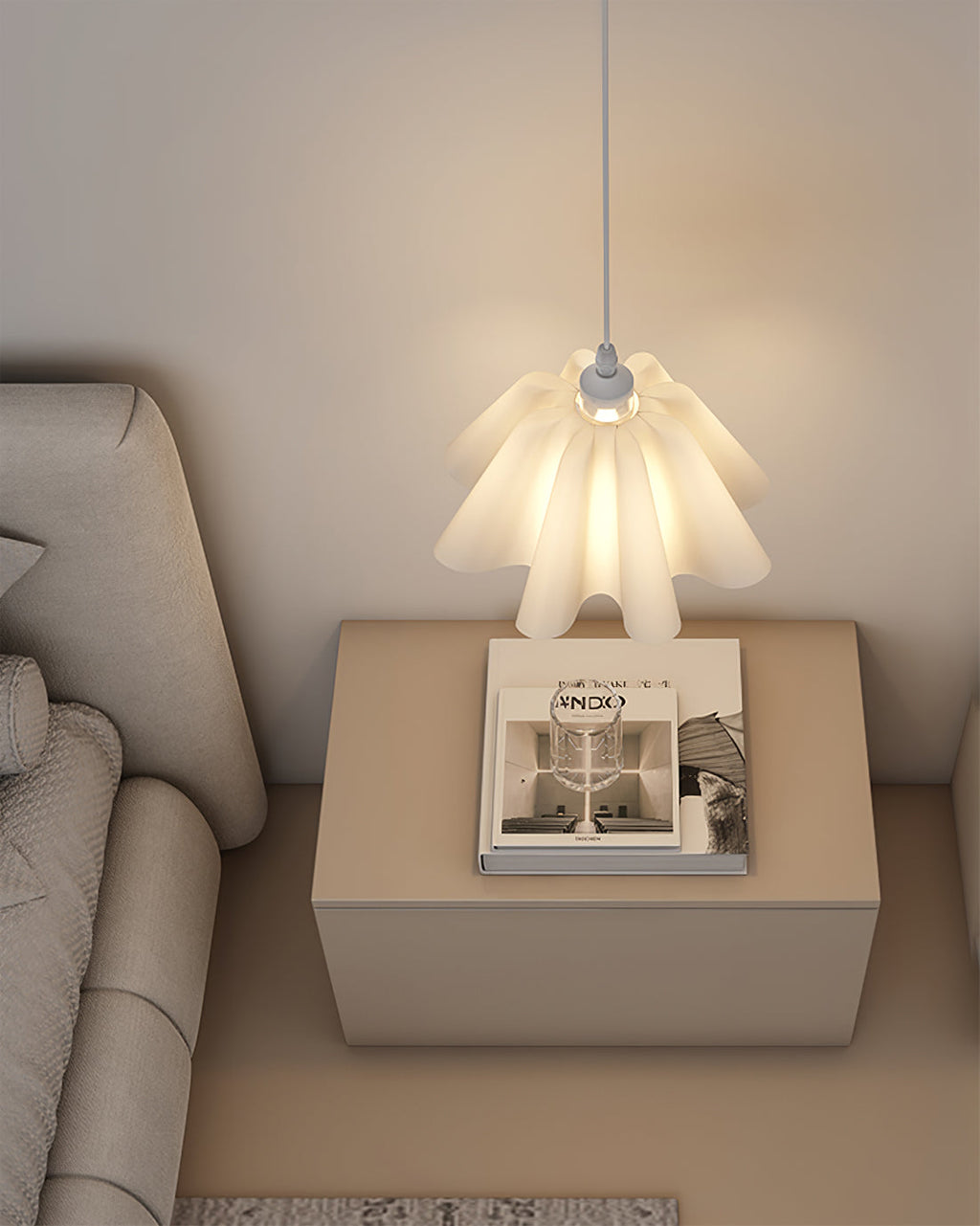 WINTERBOURNE FOLDED SHADE PENDANT LIGHT