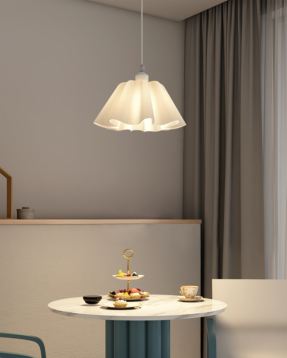 WINTERBOURNE FOLDED SHADE PENDANT LIGHT