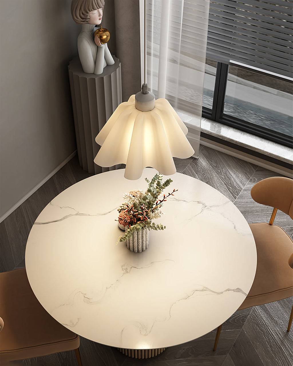 WINTERBOURNE FOLDED SHADE PENDANT LIGHT