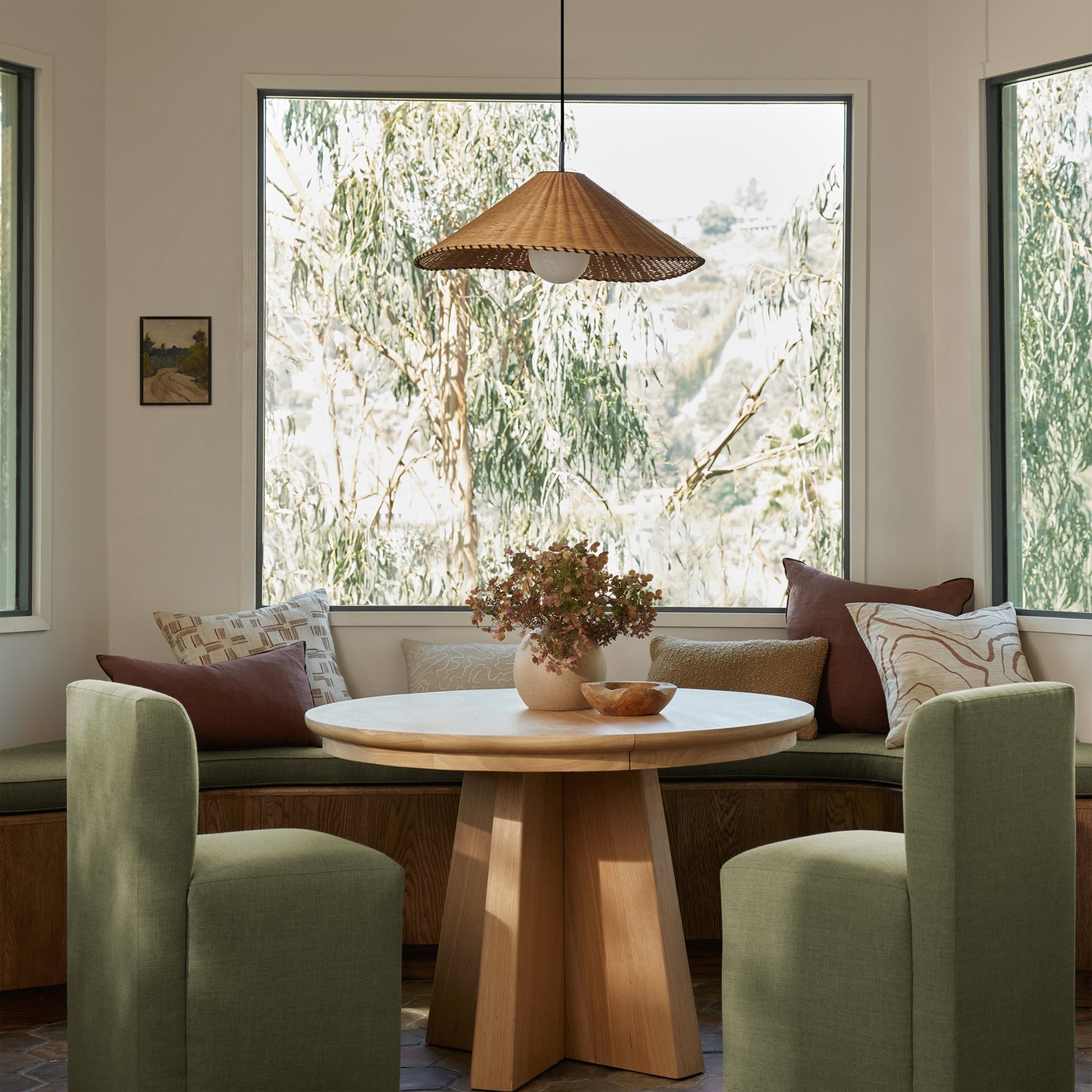 WINTERBOURNE CRYSTAL DRUM PENDANT