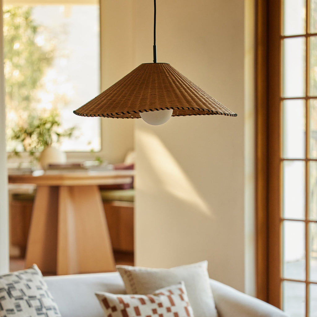 WINTERBOURNE CRYSTAL DRUM PENDANT