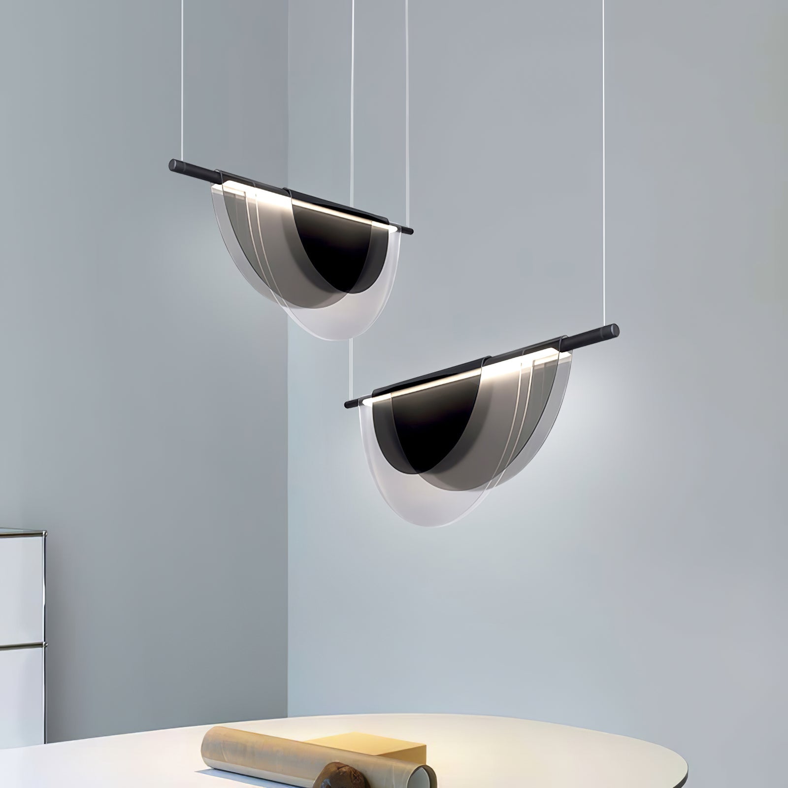 WINTHORPE MODERN STRIP PENDANT LIGHT