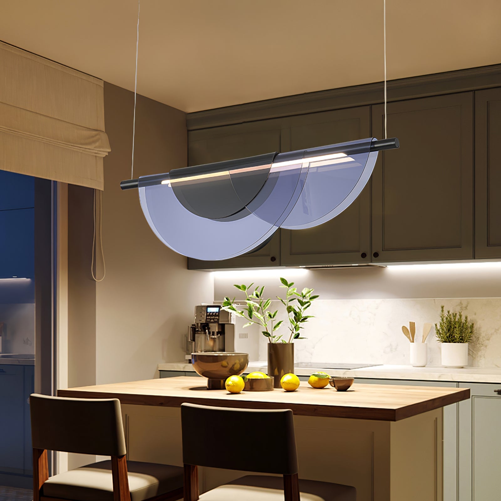 WINTHORPE MODERN STRIP PENDANT LIGHT