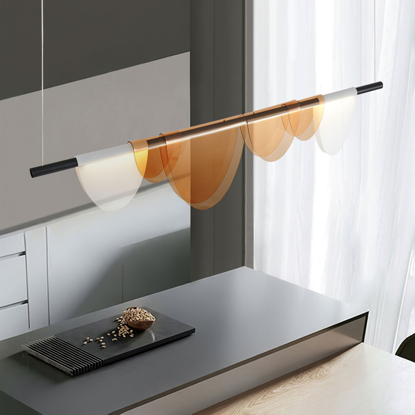WINTHORPE MODERN STRIP PENDANT LIGHT