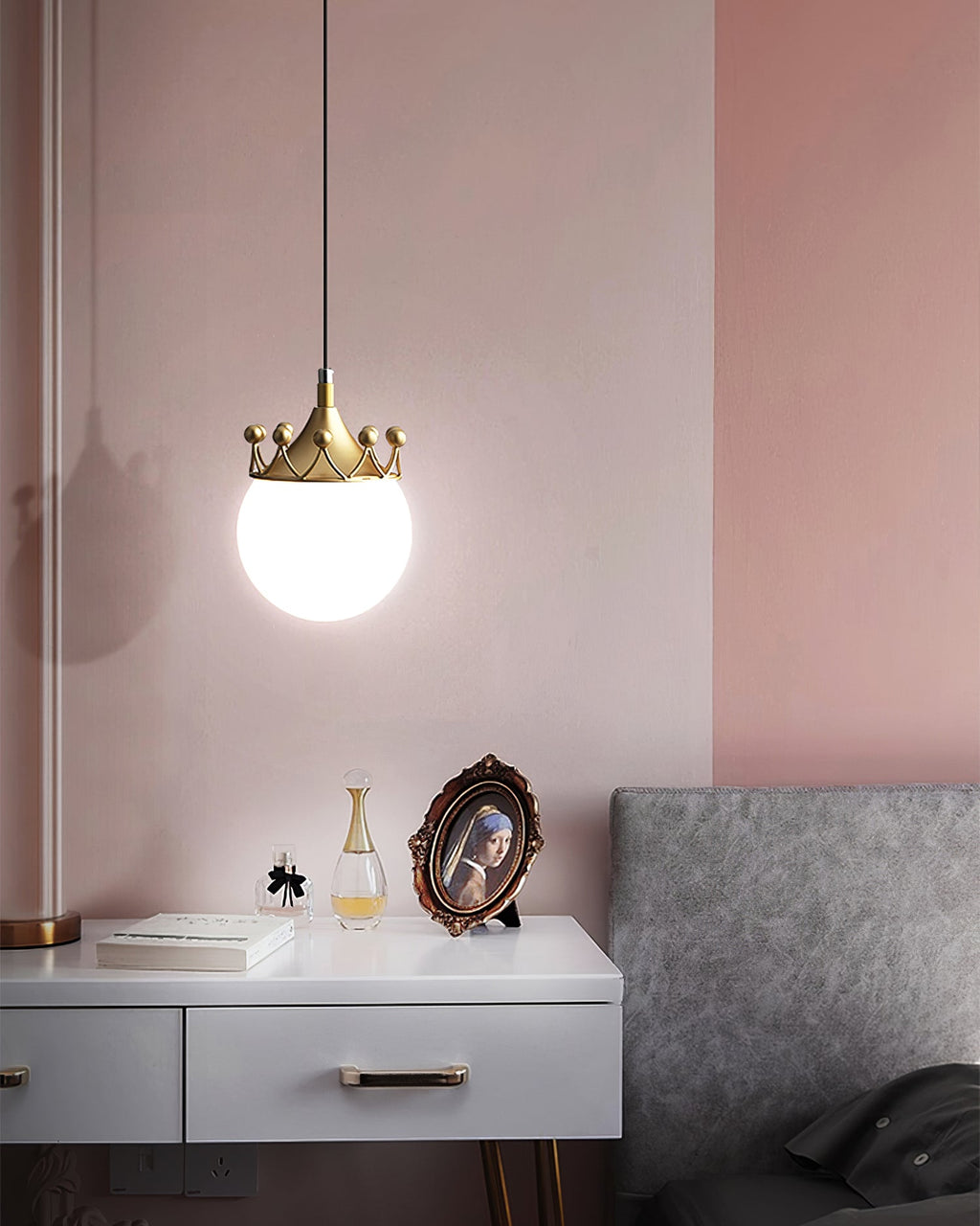 CHISWICK HANGING GLASS ORB LIGHT