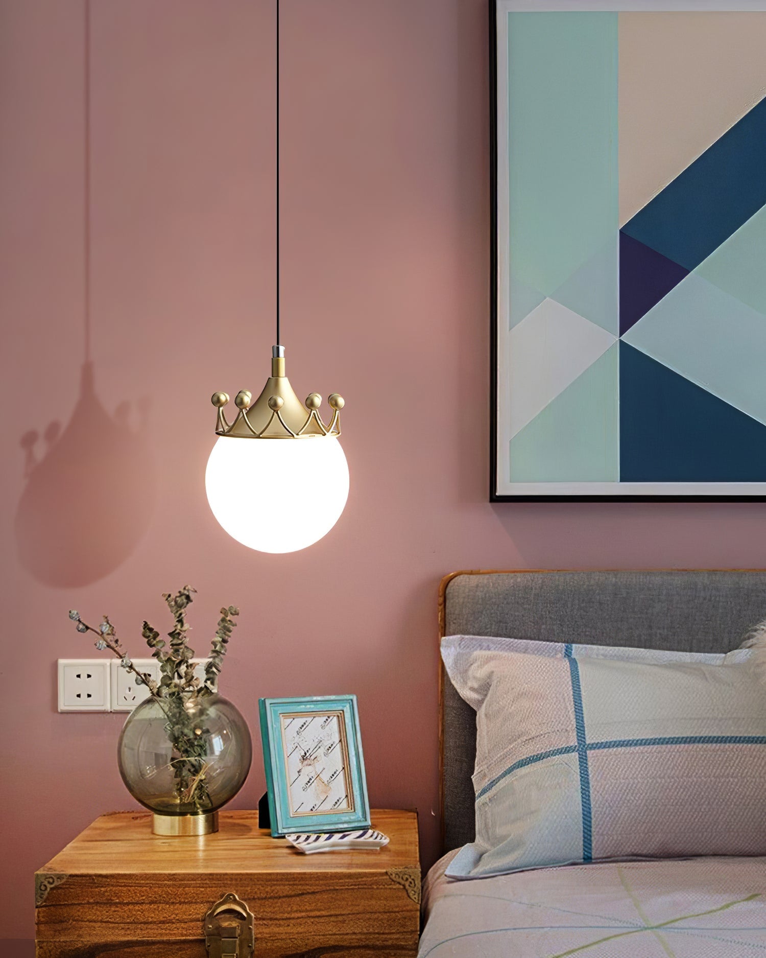 CHISWICK HANGING GLASS ORB LIGHT